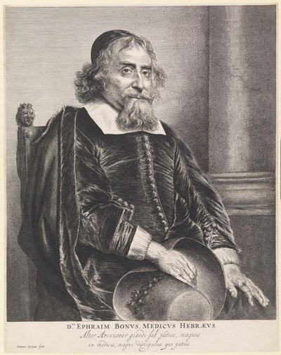 Efraim Bonetus (1599-1665) de Jan Lievens