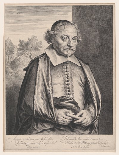 Joost van den Vondel, siglo XVII de Jan Lievens