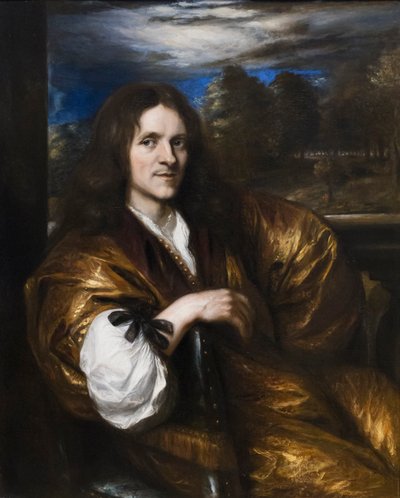 Autorretrato, principios de la década de 1650 (óleo sobre lienzo) de Jan Lievensz.
