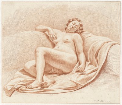 Desnudo femenino recostado de Jan Lodewijk Jonxis