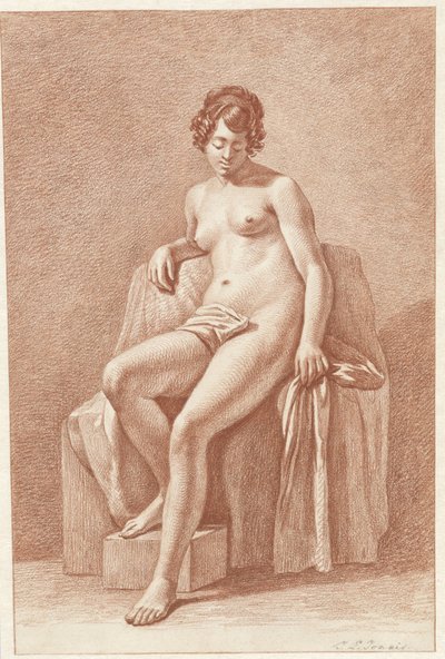 Desnudo femenino sentado de Jan Lodewijk Jonxis