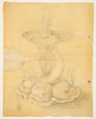 Diseño para un centro de mesa de Jan Lutma