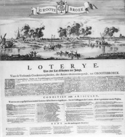 Representación de los incendios en Grootebroek el 15 de mayo de 1681 y el 20 de agosto de 1694 de Jan Luyken
