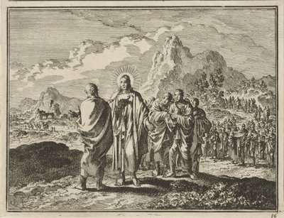 Cristo castiga a Pedro de Jan Luyken