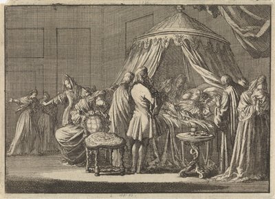 Muerte de María II Estuardo, Reina de Inglaterra, 1695 de Jan Luyken