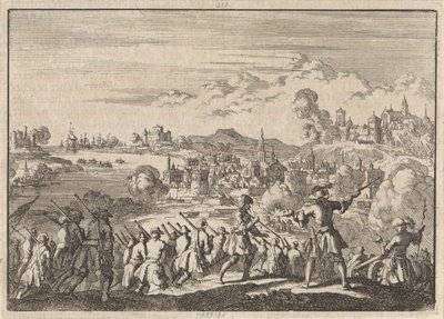 Conquista francesa bajo Pointis Cartagena en América del Sur, 1697 de Jan Luyken