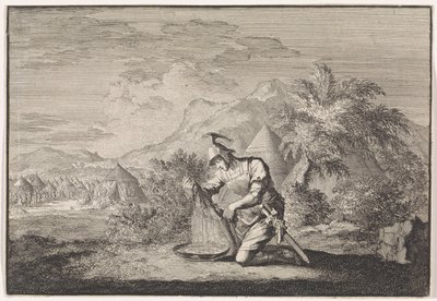 Gedeón y la piel de oveja mojada de Jan Luyken