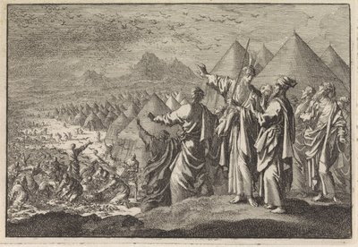 Codorniz en el desierto de Jan Luyken