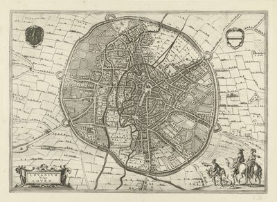 Plano de Lovaina, 1581 de Jan Luyken