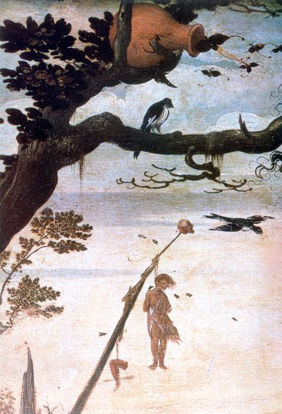 Escena de paisaje, leyenda de San Cristóbal, c1520-1559 de Jan Mandyn
