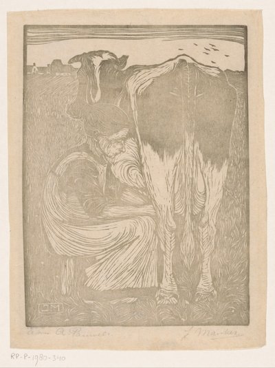 Cowgirl de Jan Mankes (signed by artist)