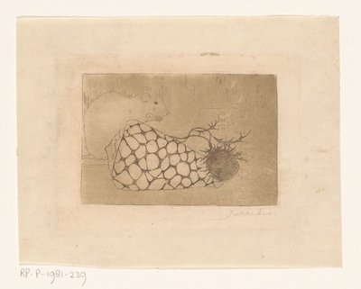 Ratón, concha y cardo de Jan Mankes (signed by artist)
