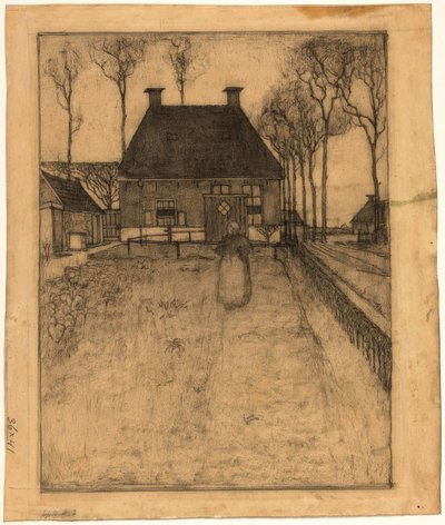 Casa de los padres en Knijpe de Jan Mankes