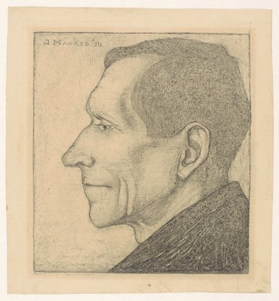 Retrato de Beint Mankes I de Jan Mankes