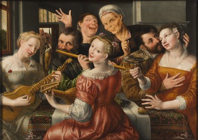Una compañía alegre de Jan Massys