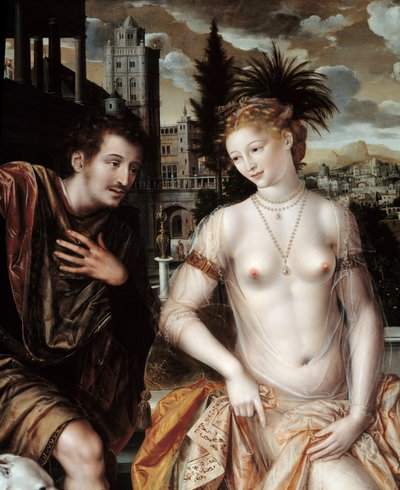 David y Betsabé de Jan Massys or Metsys
