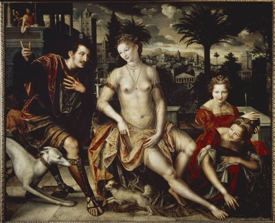 David y Betsabé de Jan Massys or Metsys