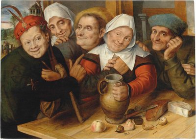 Una alegre compañía de Jan Matsys
