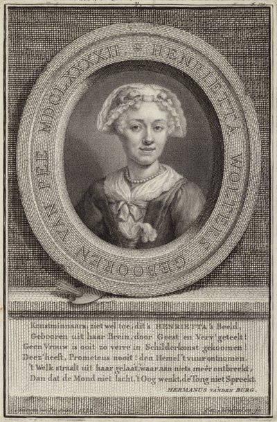 Retrato de Henrietta van Pee de Jan Maurits Quinckhardt