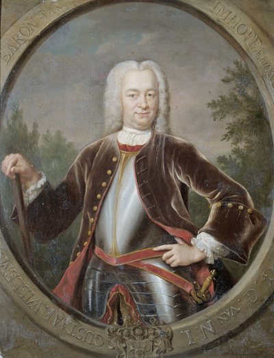 Retrato de Gustaaf Willem, Barón van Imhoff, Gobernador General de la Compañía Holandesa de las Indias Orientales de Jan Maurits Quinkhard