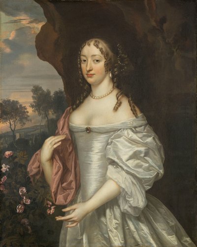 Retrato de Jacoba van Orliens, esposa de Jacob de Witte de Haamstede de Jan Mijtens