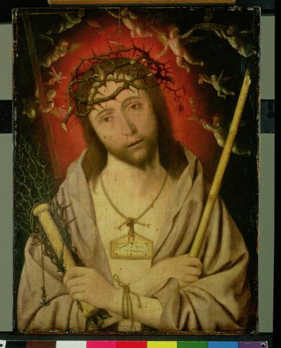 Cristo como el Hombre de Dolores de Jan Mostaert