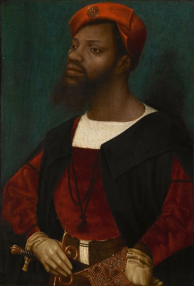 Retrato de un hombre africano, ca 1530 de Jan Mostaert