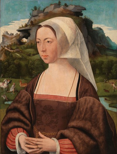 Retrato de una Mujer Desconocida, c.1525 de Jan Mostaert