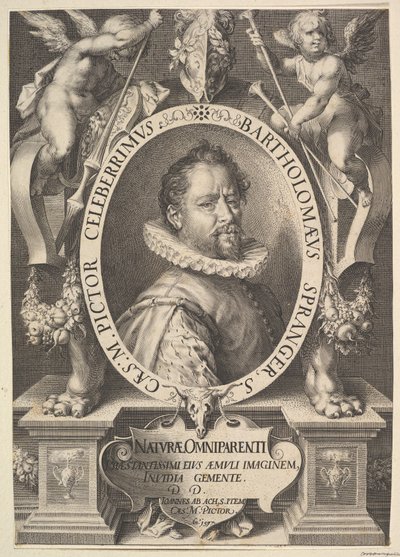 Retrato de Bartholomeus Spranger, ca. 1616 de Jan Muller