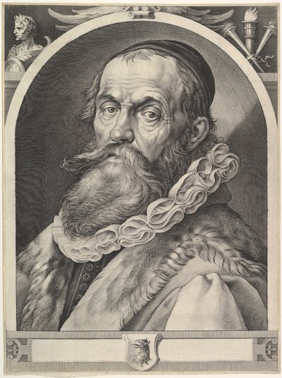 Retrato de Hendrick Goltzius de Jan Muller
