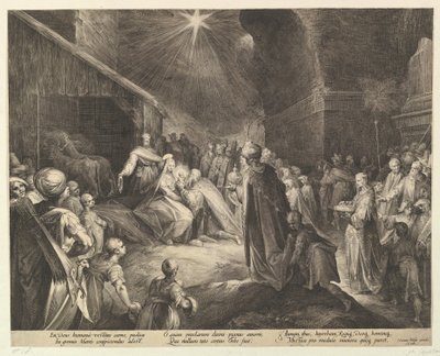 La adoración de los magos, ca. 1625 de Jan Muller
