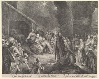La adoración de los magos, ca. 1626 de Jan Muller