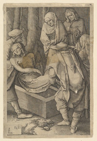 El Entierro copia, 1521 de Jan Muller