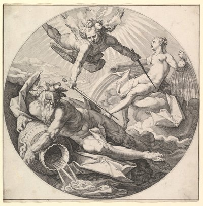 El Segundo Día Muere II, de la serie La Creación del Mundo, ca. 1594 de Jan Muller