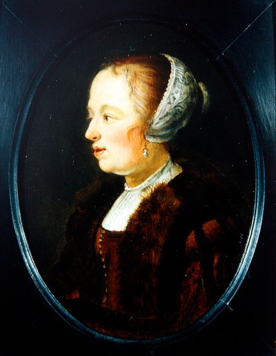 Retrato de una mujer de Jan Olis