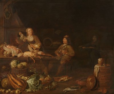 Interior de la cocina de Jan Olis