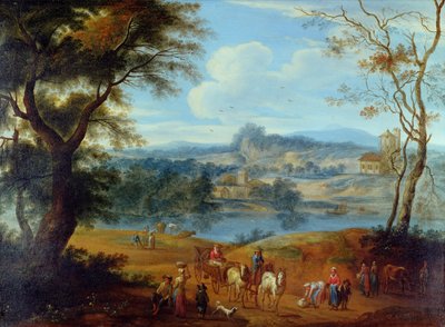 Paisaje, c.1700 de Jan Peter van the Elder Bredael