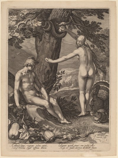 La Tentación del Hombre de Jan Pietersz Saenredam after Abraham Bloemaert