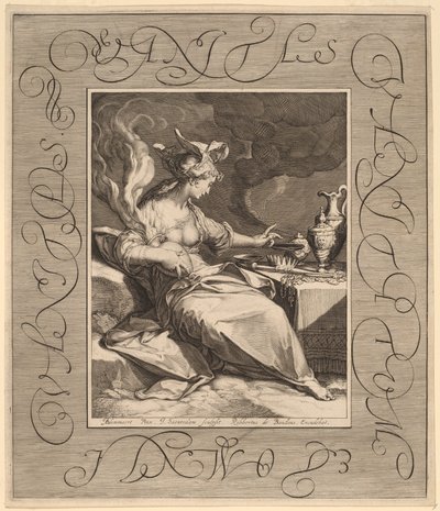 Vanitas, Vanitatum et Omnia Vanitas de Jan Pietersz Saenredam, after Abraham Bloemaert