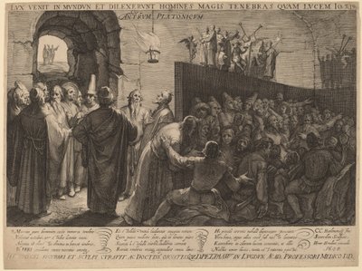La Cueva de Platón de Jan Pietersz Saenredam after Cornelis Cornelisz van Haarlem