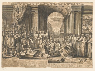 Representación del miserable estado de los Países Bajos, bajo la cruel tiranía del Duque de Alba de Jan Pietersz. van de Venne