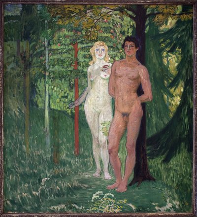 Adán y Eva de Jan Preisler