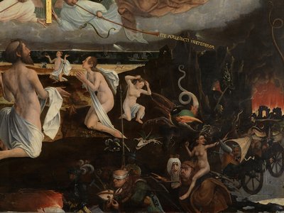 Detalle del Juicio Final de Jan Provoost