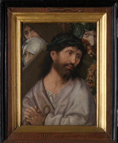 Panel izquierdo del Díptico de un fraile franciscano (óleo sobre tabla) de Jan Provoost