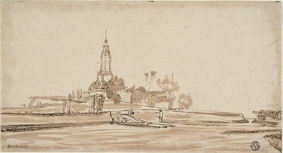 Puerta de Haarlem en Ámsterdam de Jan Ruischer