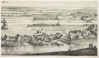 Pueblo ribereño Varios paisajes (título de la serie) de Jan Ruyscher