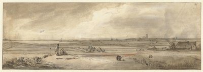 Vista de Naarden, vista desde Muiderberg de Jan Ruyscher