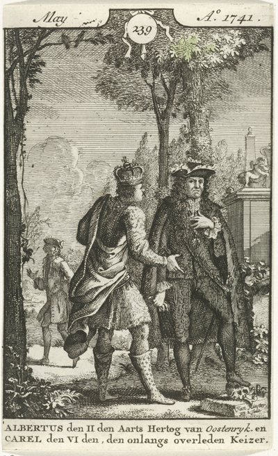 Conversación entre Alberto de Austria y Carlos VI de Jan Ruyter