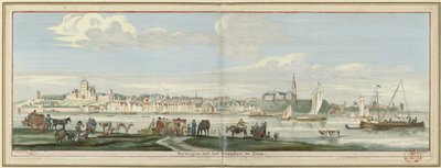 Vista de Nimega desde el norte Nymegen from the North en exhibición (título en objeto) de Jan Ruyter