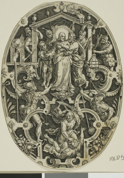 Traición a Cristo, de La Pasión de Cristo de Jan Sadeler I